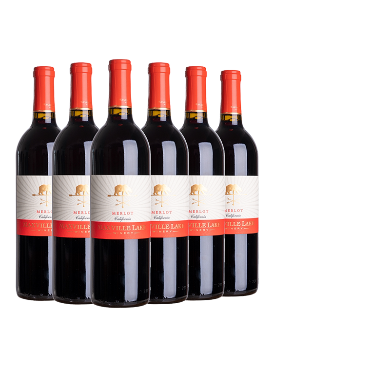 美国马克斯威酒庄加州美乐干红葡萄酒750ml高端进口红酒餐酒宴请