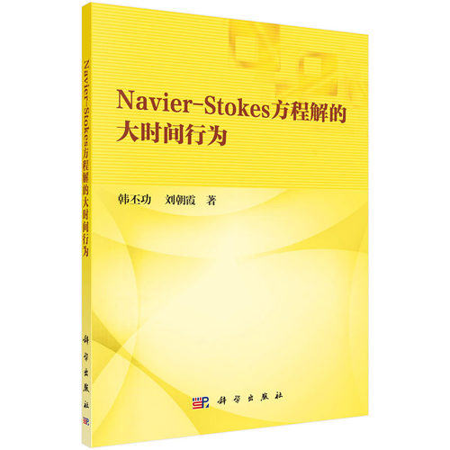 Navier-Stokes 方程解的大时间行为 韩丕功 刘朝霞 著 科学出版社