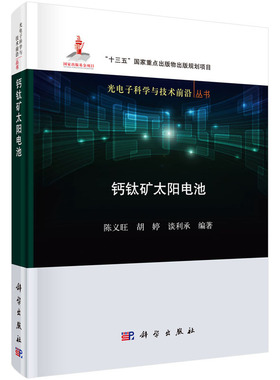 钙钛矿太阳电池 陈义旺 胡婷 谈利承 光电子科学与技术前沿丛书“十三五”国家重点出版物出版规划项目国家出版基金项目