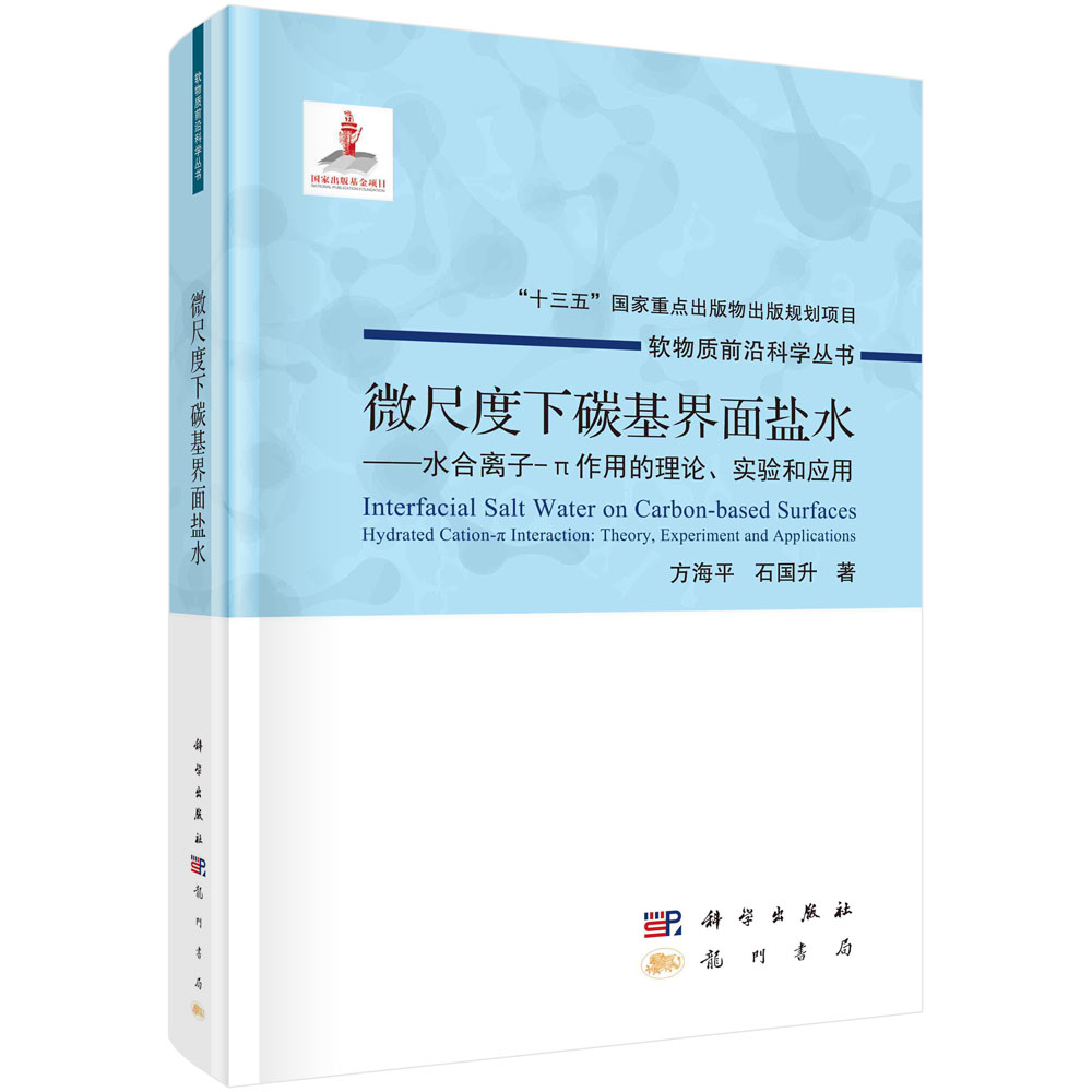 微尺度下碳基界面盐水——水合离子-π作用的理论、实验和应用 方海平 石国升 科学出版社 书籍/杂志/报纸 地理学/自然地理学 原图主图