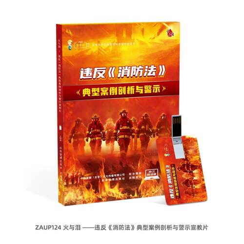 2025年安全月 火与泪——违反《消防法》典型案例剖析与警示宣教片U盘