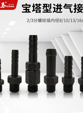 气动工具进气接头3分C4/C6气磨机砂轮机风镐风炮气镐进气口小接头
