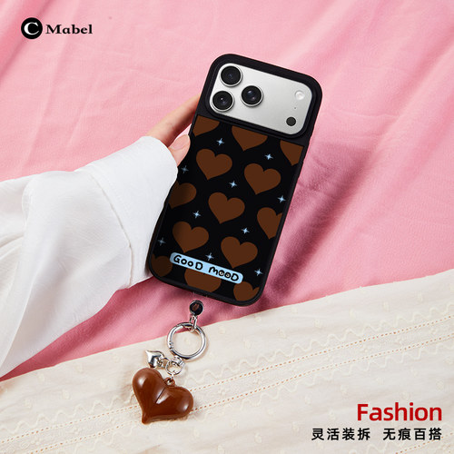 CTOCASE苹果黑边磁吸壳短挂件