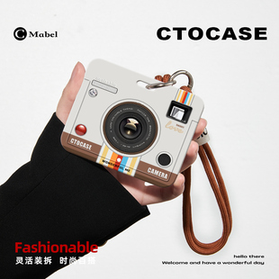 原创【照相机】证件保护卡套驾驶证卡通饭卡校园挂牌简约创意横壳