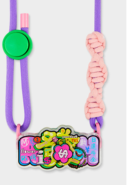 原创【发财粉花】手机背夹适用华为苹果手机壳中国风户外防丢挂绳