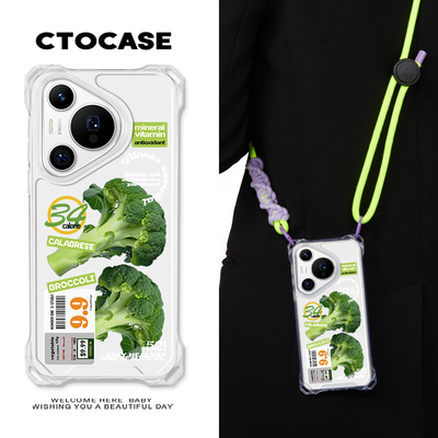 CTOCASE华为Pura壳四角可带挂绳