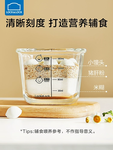 Стеклянный детский контейнер для хранения для прикорма, детская посуда, обеденная тарелка