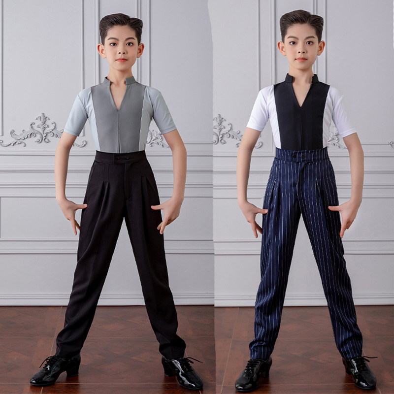 男孩拉丁舞服装新款专业拉丁舞蹈服男大童训练赛服长袖艺考级套装,运动/瑜伽/健身/球迷用品,拉丁舞练习套装,淘宝优惠券,粉丝福利购,淘宝优惠卷