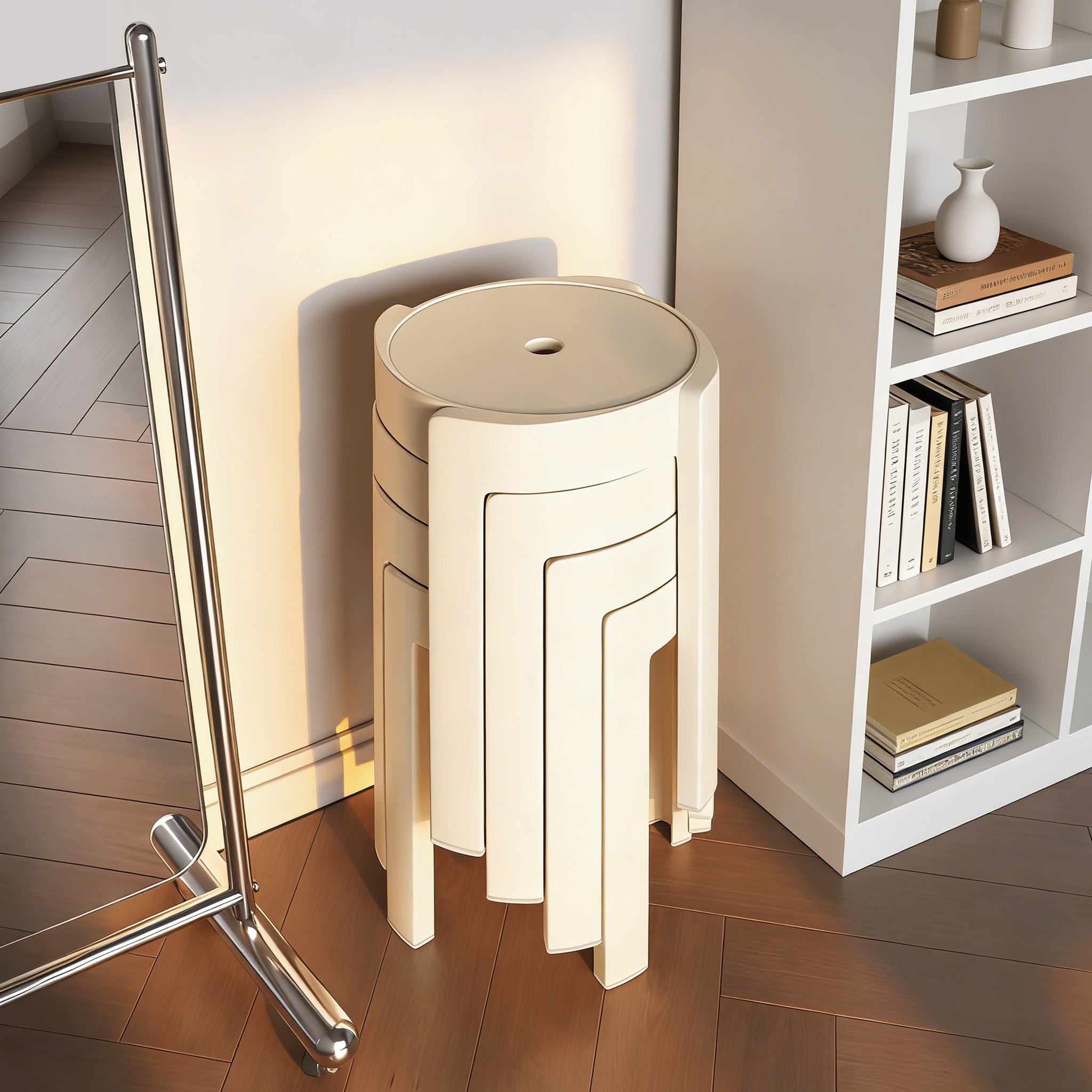 塑料凳子家用加厚可叠放圆凳结实耐用高板凳客人备用胶凳餐桌椅子,住宅家具,其它凳子,淘宝优惠券,粉丝福利购,淘宝优惠卷