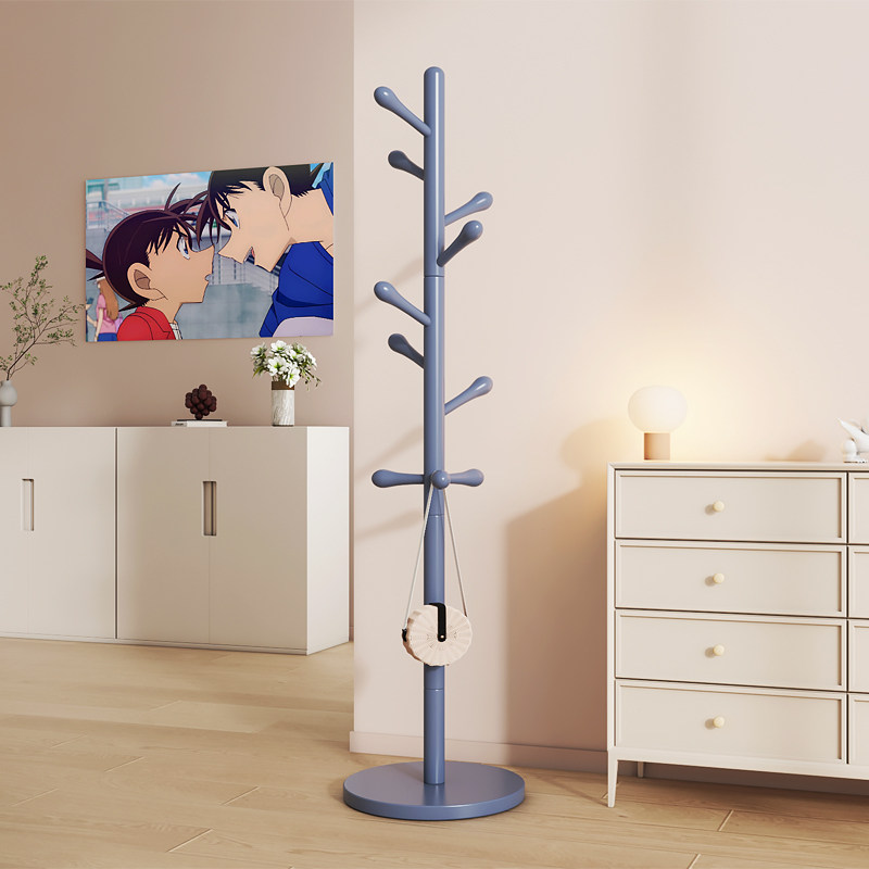 实木落地卧室网红ins挂包架