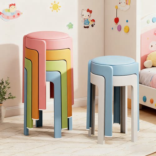 加厚圆形大人软包叠放家用结实