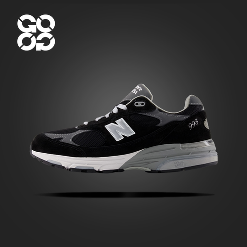GOGO球鞋 New Balance NB 993轻盈简洁低帮休闲通勤跑步鞋MR993BK