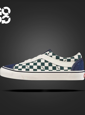 Vans Bold防滑耐磨透气低帮板鞋男女同款绿白VN0A3WLPT94