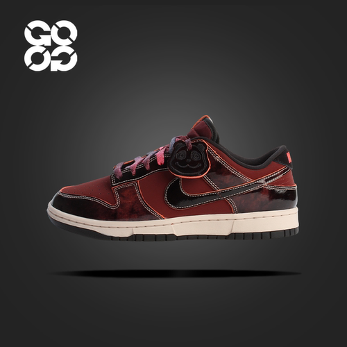 GOGO球鞋 Nike Dunk 舒适百搭防滑耐磨低帮板鞋红色HQ1965-600