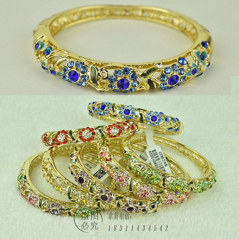 景泰蓝儿童款手镯子开口北京特产景点旅游纪念送小孩生日礼品故宫