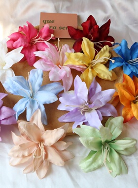 新款仿真三层香水百合花朵