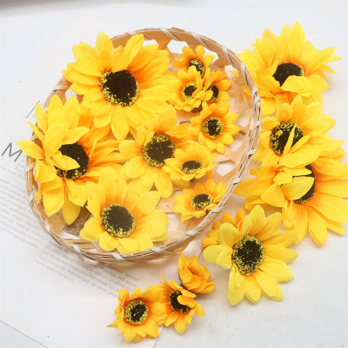 向日葵花桌面装饰小摆件太阳花