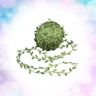 花环发箍手工辅料 DIY配件材料藤条叶子绿叶子手环花环藤条100CM