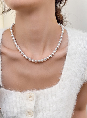 2025新款珍珠项链女轻奢百搭