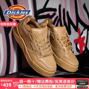 Dickies男鞋板鞋面包鞋休闲皮鞋2026新款休闲鞋潮鞋百搭男士厚底