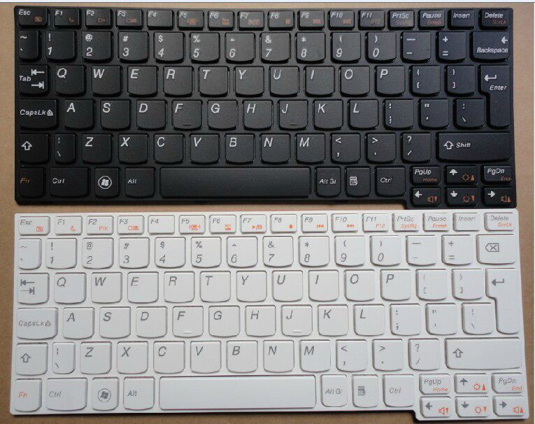 全新联想 U160 U165 S200 S205 笔记本键盘 黑色 白色