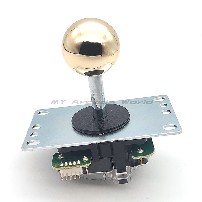 本土三和摇杆金属漆球头 日本原装进口sanwa正品镀金银色街机配件