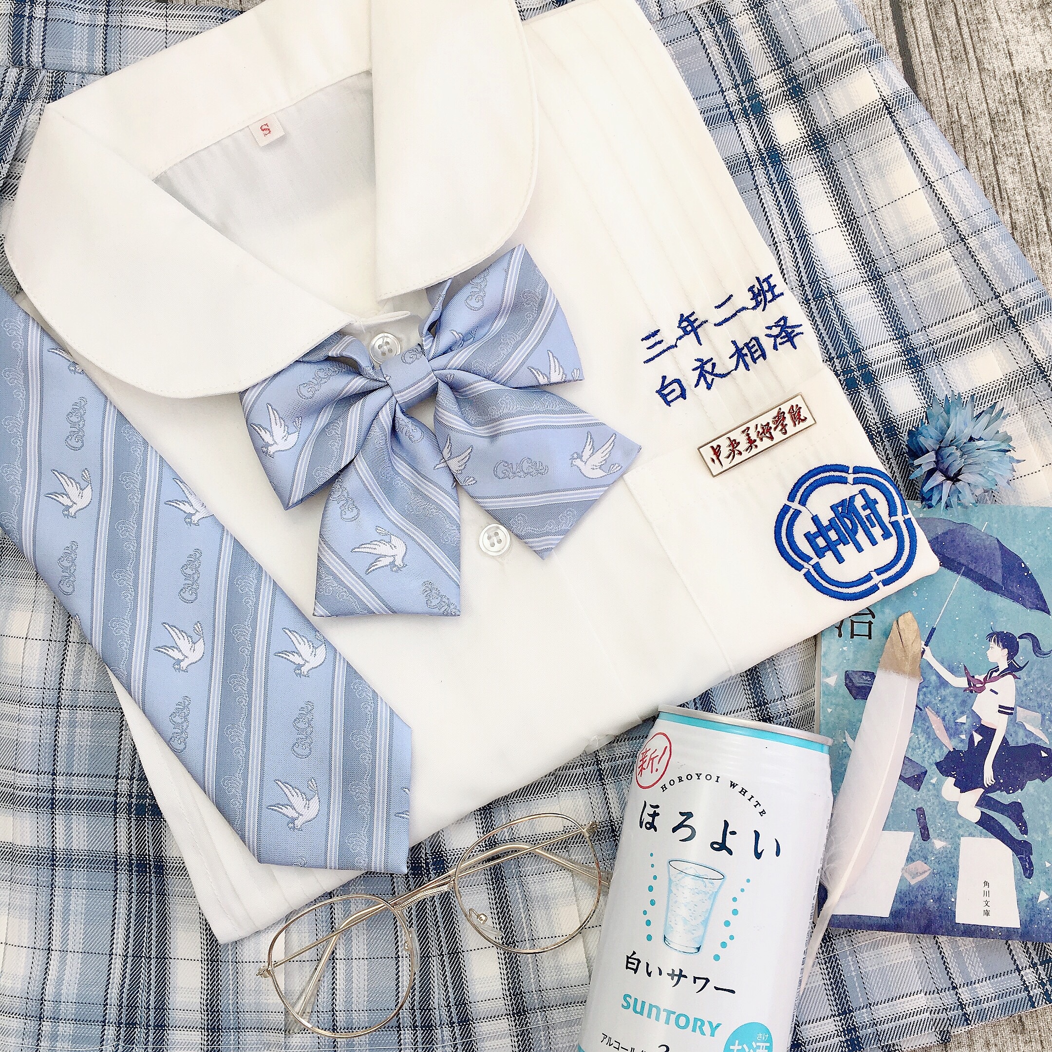 领带领带蓝色搭配小物