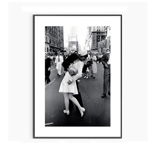 robert doisneau罗伯特杜瓦诺摄影黑白装饰画书房卧室餐厅壁挂画