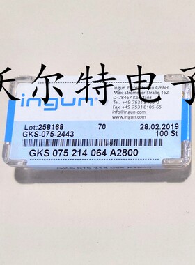 INGUN英钢探针GKS075 214 064A2800（直上四爪头）1.02mm测试针