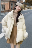 韩版纯欲风简约衣287-F2256-P170-K268，女装棉衣/棉服，浙宝287