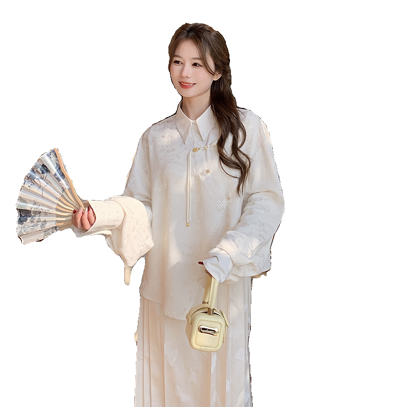 24春新款-新中式金色盘扣套装裙287-2828-P165-K238,女装连衣裙,浙宝287