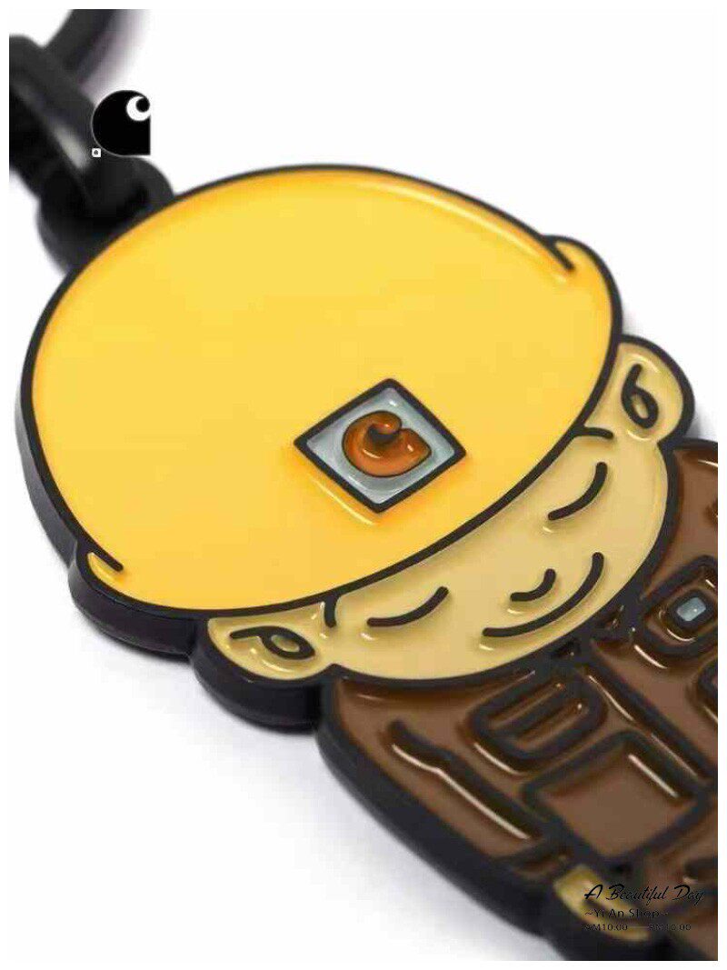 CAR*HARTT WIP SUMIMASEN KEYCHAIN FOREIGN TRADE METAL WORKWEAR CARTOON CHARACTER KEYCHAIN