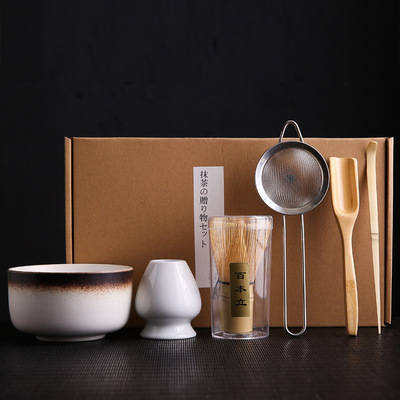 抹茶碗茶筅抹茶刷百本立茶筅