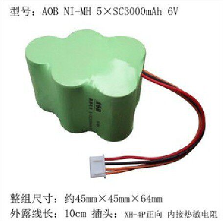 智能扫地机地宝电池专用电池组  5×SC3000mAh 6V 充电电池可定做