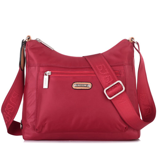 休闲防水尼龙旅游斜跨单肩帆布包