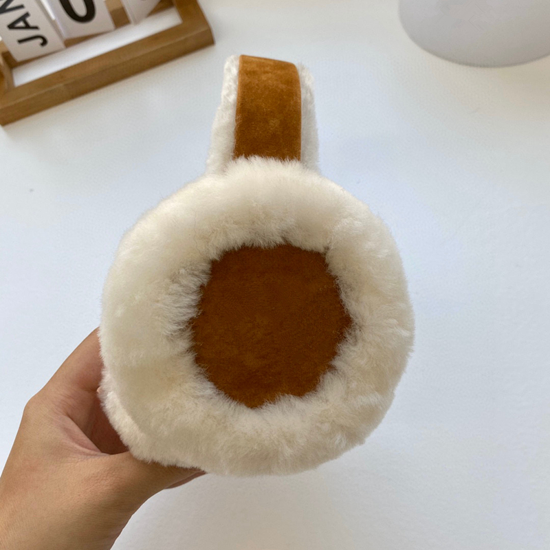 2025冬季河南桑坡保暖百搭耳暖女士羊皮毛一体耳捂护耳套耳包舒适