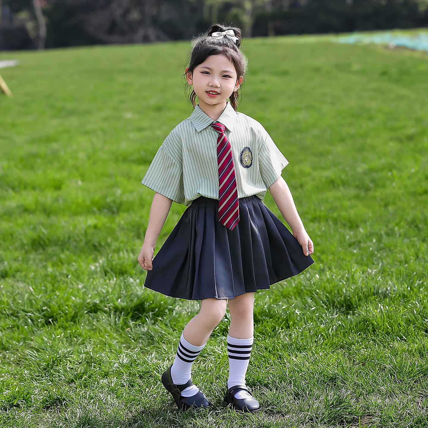 学院风校服园服毕业照服装演出服图片