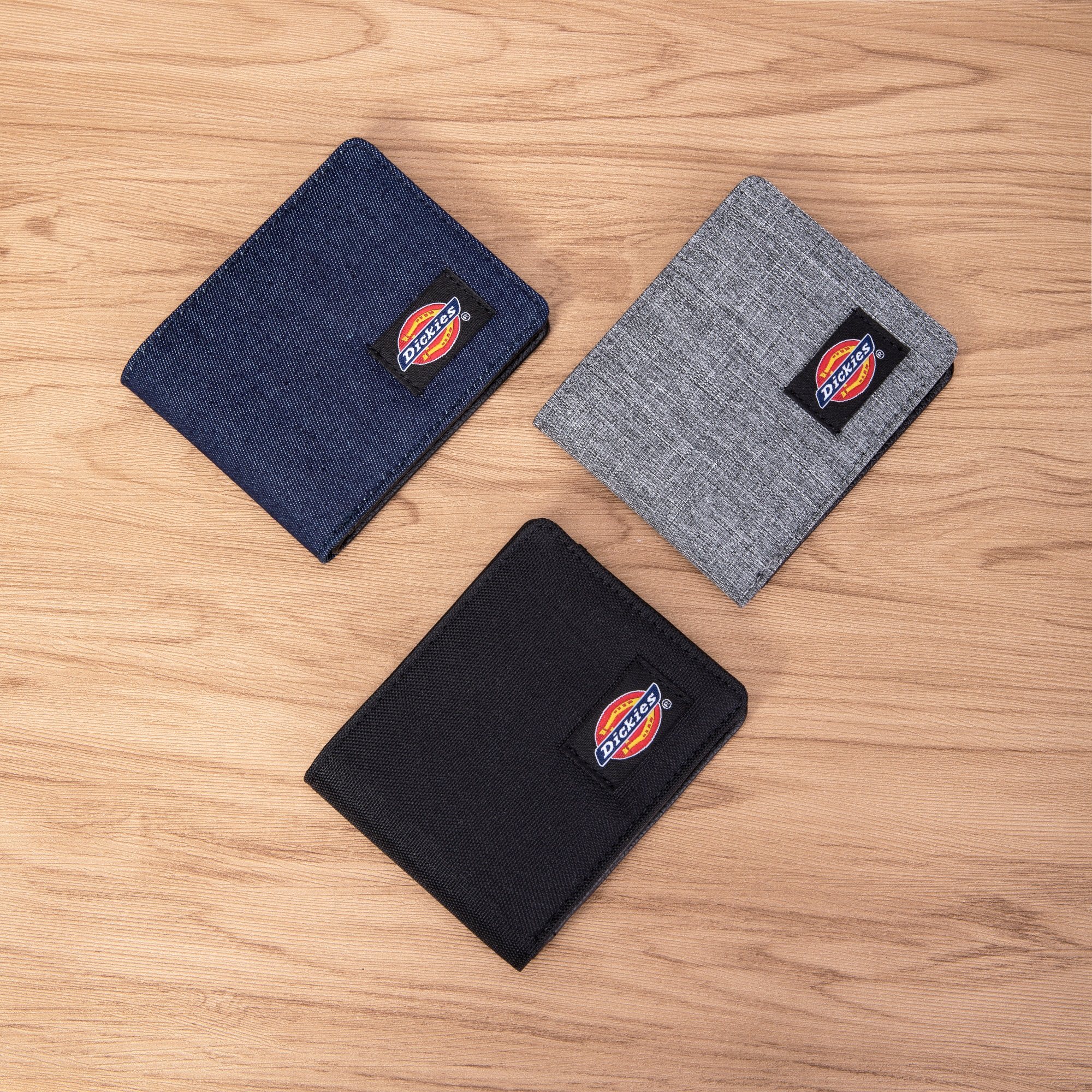 Dickies 二折叠钱包经典复古涤纶多卡位银行卡包驾驶证包男女同款