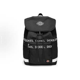 dickies 时尚翻盖抽绳双肩背包潮流男女同款学生书包通勤电脑背包