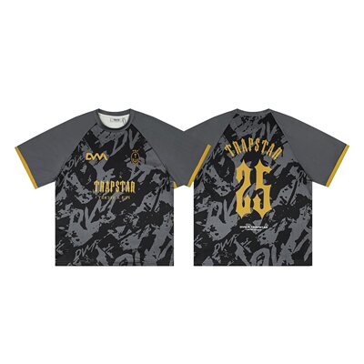 美式复古字母印花宽松短袖T恤