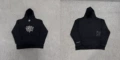 D01 Black Hooded Sweatshirt