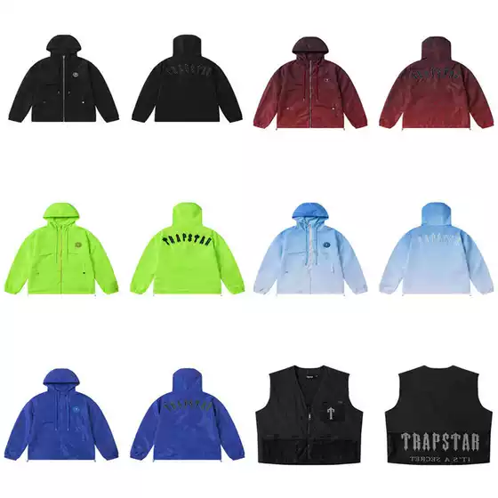 Foreign Trade Trapstar New Autumn Jacket Outdoor Sports Loose-Fitting Unisex Couple Coat Windbreaker Jacket Trendy