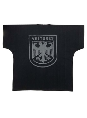 yeezy kanye Vultures1周边秃鹫印花一体裁剪高街T恤男女宽松短袖