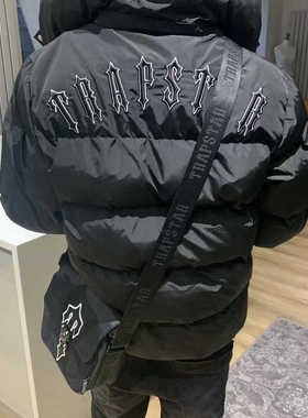 Trapstar棉服Drill欧美嘻哈drip冬季男女夹棉经典款明星同款外套