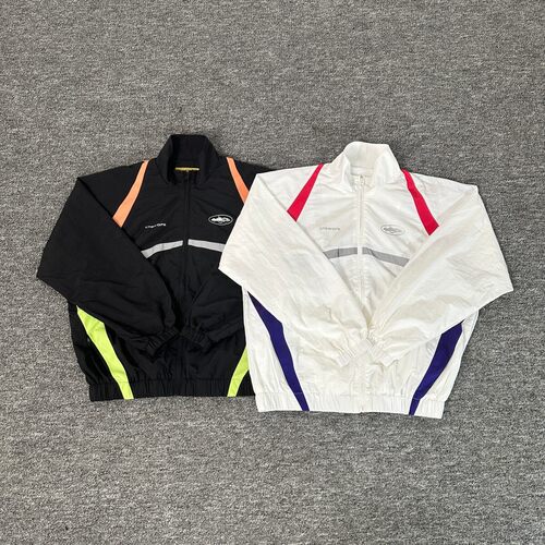 CorteizVibeDRILL风拼色风衣