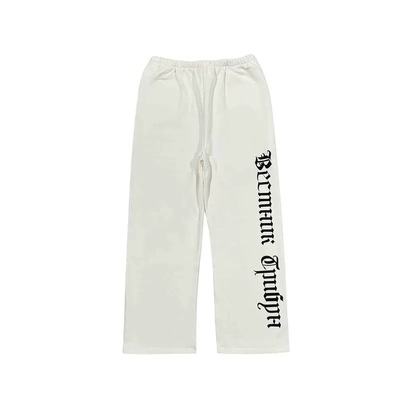 kanye Vultures2 海口试听会俄语限定薄绒卫裤秋冬宽松休闲长