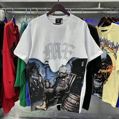 MIXEDEMOTION宇航员烫钻短袖