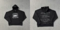 901 Black Hooded Sweatshirt