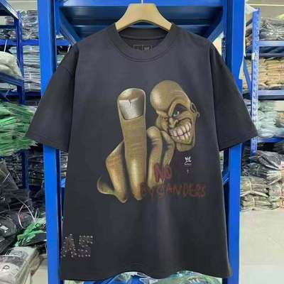 TravisScottxWWE骷髅头T恤