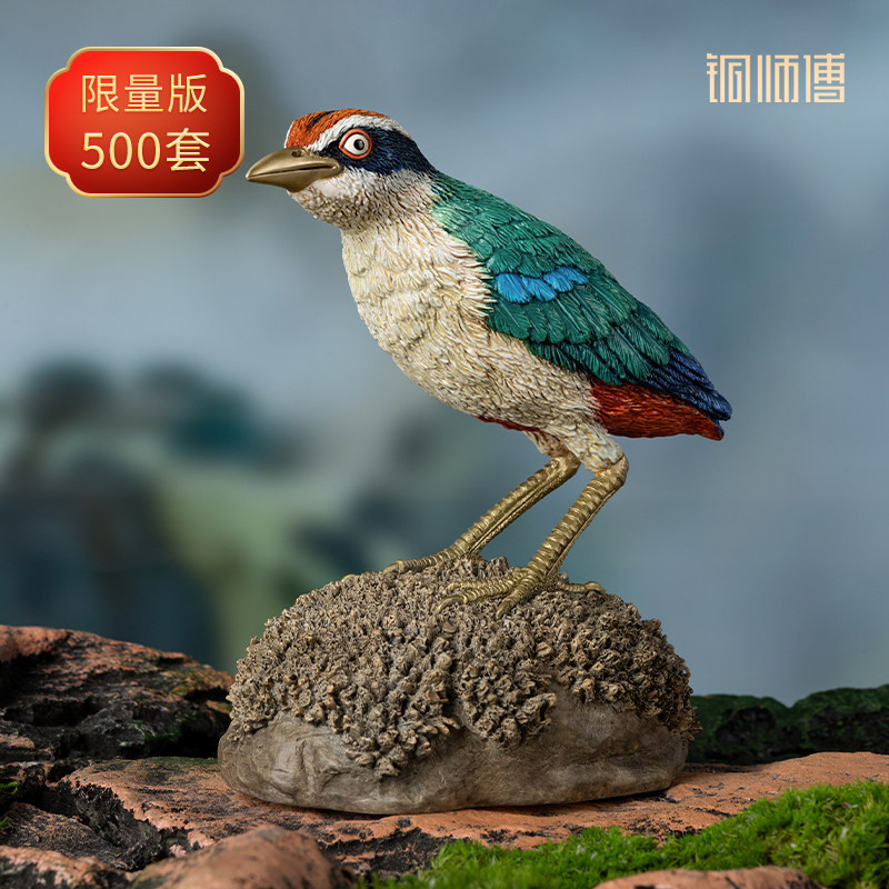 《铜师傅百鸟集》之仙八色鸫图片